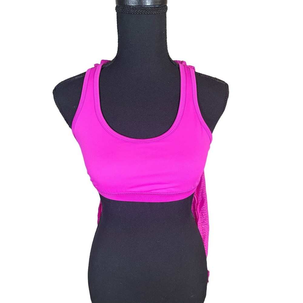 Fila Sport Tank Top Women's Size XS Pink Built-in Bra Polyester Stretch Pullover - Picture 10 of 11